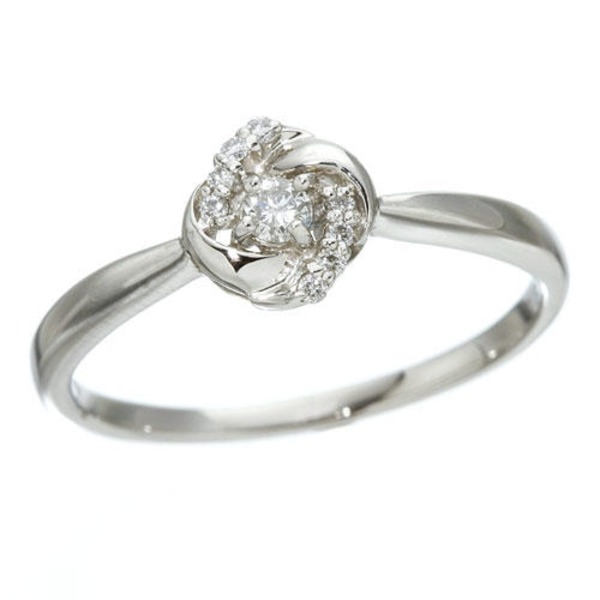 プラチナダイヤモンドデザインリング3型 カレイドスコープ 9号｜インテリア生活雑貨の店ポライト