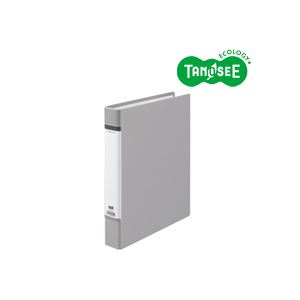 （まとめ）TANOSEE D輪っか整理保存用具（貼り上表紙） A4タテ 背幅50粍 薄墨色 20冊 日用品雑貨・文房具・手芸-文房具・事務用品