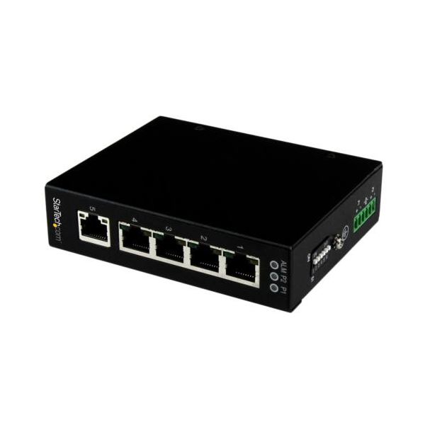 StarTech.com アンマネージ製作用ギガビットイーサネットスイッチ 5界面 IES51000 1台 その他-パソコン・周辺機器
