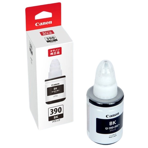 (まとめ) 【純正品】 CANON 1599C001 GI-390BK ブラック 【×5セット】