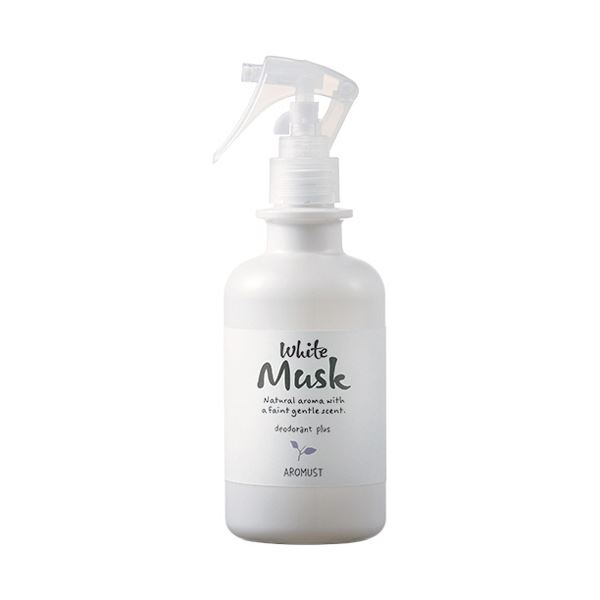 （まとめ） 晴香堂 アロマストナチュラル ミスト ホワイトムスク 280ml 1本 【×5セット】
