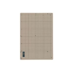 (まとめ)オルファ カッターマット 159B A2 グレー/茶【×2セット】