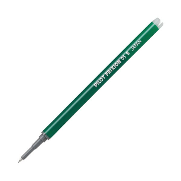 （まとめ） パイロットゲルインキボールペン フリクションシナジーノック・ポイントノックビズ用替芯 極細0.5mm グリーン LFRF-15-G1セット（10本） 【×5セット】