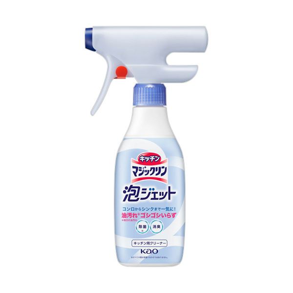 (まとめ）花王 キッチンマジックリン 泡ジェット本体 370ml 1本【×10セット】