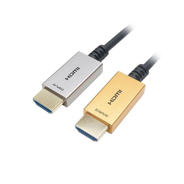HORIC ホーリック 光ファイバー HDMIケーブル 18Gbps/4K60p対応 10m ゴールド/シルバー HH100-075GSB