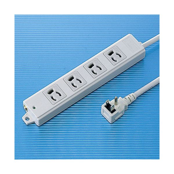 (まとめ)サンワサプライ 工事物事水道栓(4個口・1m) TAP-K4L-1【×2仕掛ける】