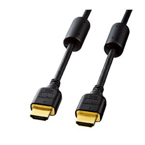(まとめ)サンワサプライ ハイスピードHDMIケーブル KM-HD20-20FC【×2セット】
