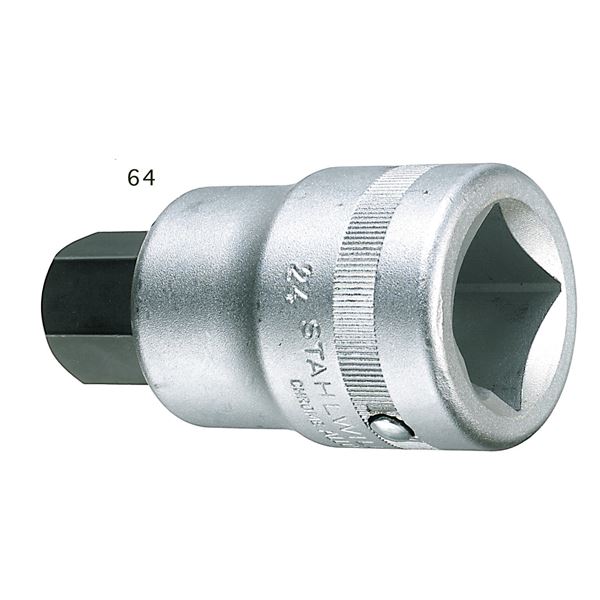 STAHLWILLE（スタビレー） 64-24 （1\"SQ）インヘックスソケット （06050024）"