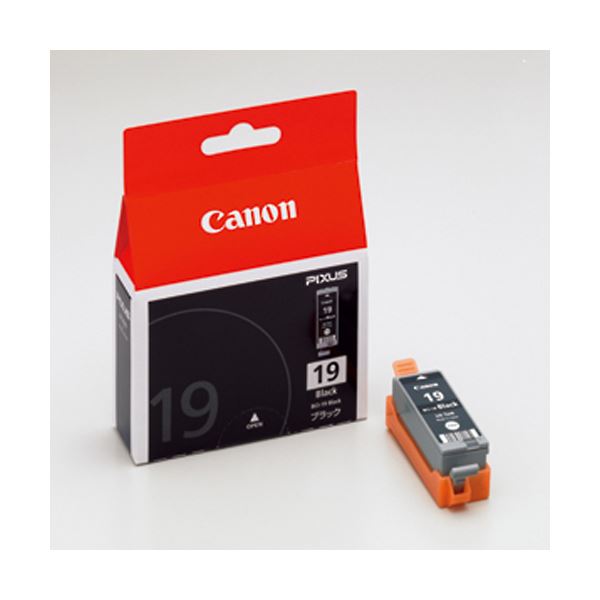 （まとめ） キヤノン Canon インクジェットカートリッジ BCI-19BK ブラック 1個入 【×3セット】 4,883円