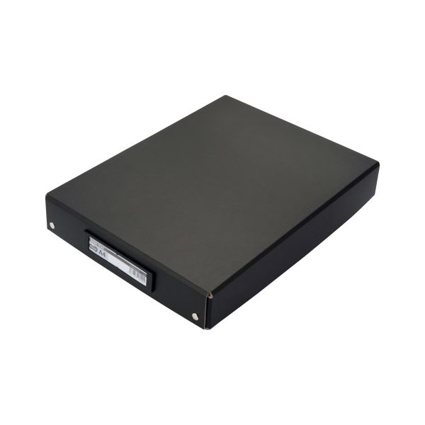 (まとめ) TANOSEE デスクトレー A4 黒 1個 【×10セット】