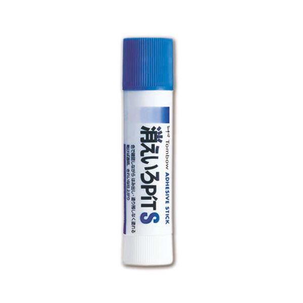 (まとめ) トンボ鉛筆 スティックのり 消えいろピット S 約10g PT-TC 1本 【×50セット】