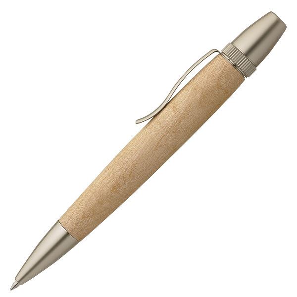 銘木 御手々御手伝いさん ボールペン/文房具 【板屋楓 メープルウッド】 日本製 0.7粍 文具 執務室設備 ステーショナリー