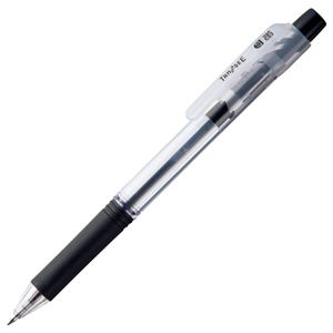 （まとめ） TANOSEE ノック式油性ボールペン ロング芯タイプ 0.7mm 黒 1本 【×60セット】