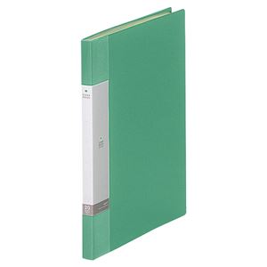 (まとめ) リヒトラブ リクエスト クリヤーブック(クリアブック) A4タテ 20ポケット 背幅16mm 緑 G3201-7 1冊 【×20セット】