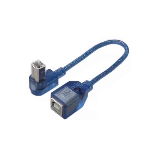 (まとめ)変換名人 USB BtypeL型ケーブル延長20(下L) USBB-CA20DL【×10セット】 5,136円