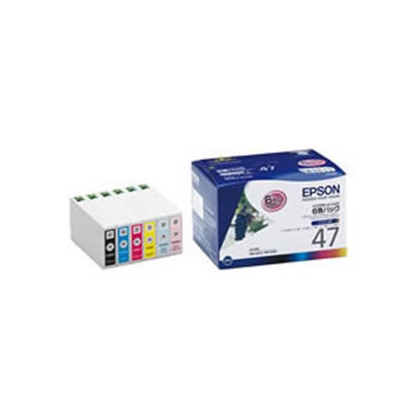 (業務用3セット) 【純正品】 EPSON エプソン インクカートリッジ/トナーカートリッジ 【IC6CL47 6色パック】
