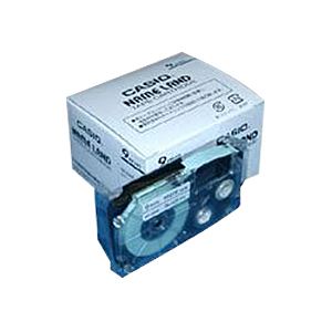 (まとめ) カシオ ネームランド用テープカートリッジ スタンダードテープ 8m 5巻入 XR-9WE-5P-E 白 黒文字 【×2セット】