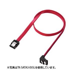 (まとめ)サンワサプライ 下L型シリアルATA3ケーブル TK-SATA3-03SL【×3セット】