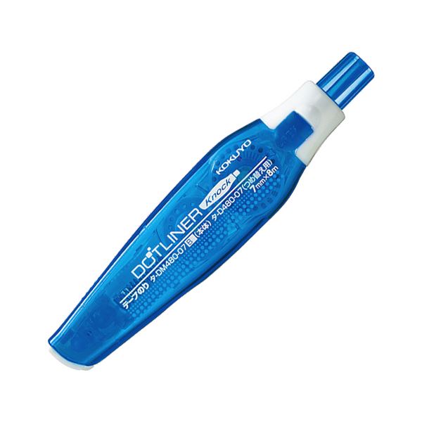 (まとめ) コクヨ 磁気テープのり ドットライナーノック 本体 7mm×8m 青 タ-DM480-07B 1個  【×30仕掛ける】