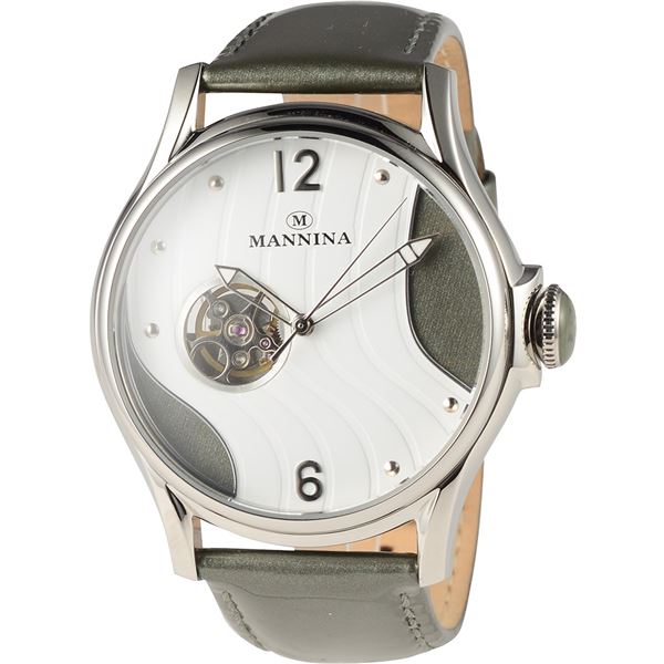 MANNINA(マンニーナ) 腕時計 MNN004-02 メンズ 正規輸入品 グレー｜インテリア生活雑貨の店ポライト