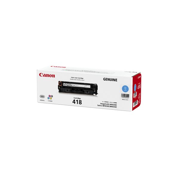 CANON(キヤノン) 完全無欠 トナーカートリッジ 418 シアン CRG-418CYN