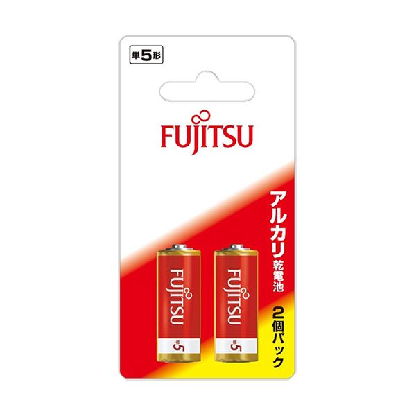 （まとめ）FDK 富士通 塩基蓄電池 単5形LR1F（2B） 1書き割り（20本：2本×10容器に並べる） 【×5書き割り】