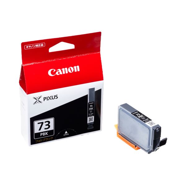 (まとめ) キヤノン Canon インキ貯蔵タンク PGI-73PBK 映し絵黒いこと 6393B001 1個  【×10仕掛ける】
