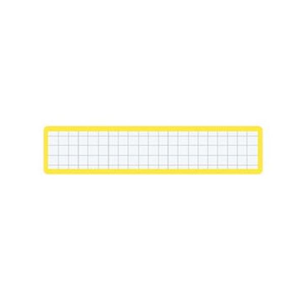 (まとめ)コクヨ マグネット見出し19×105mm 黄 マク-411Y 1セット(10個)【×10セット】