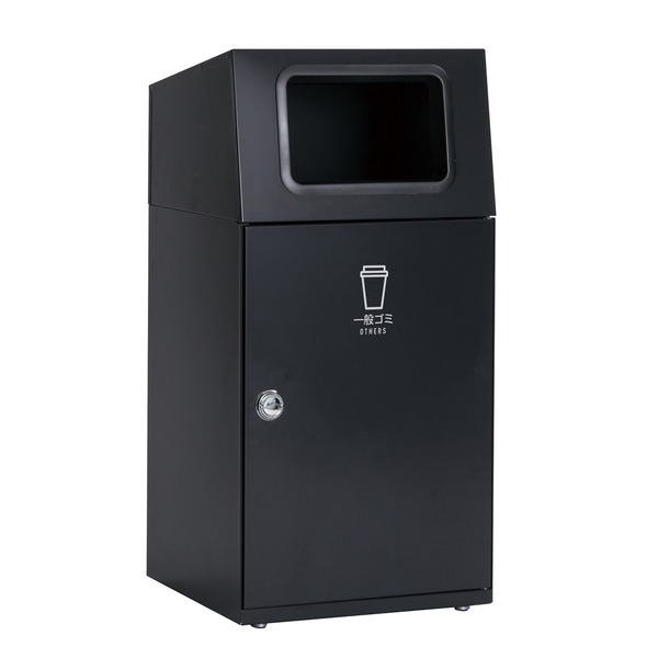 ゴミ箱 〔 一般ゴミ用 アーバングレー 〕 67L 角穴 スチール製 テラモト ニートST ダストボックス