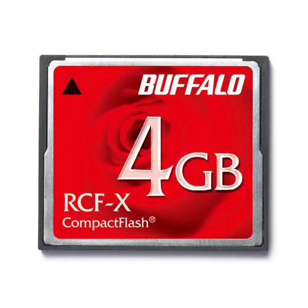 バッファロー コンパクトフラッシュ4gb Rcf X4g 1枚 若者の大愛商品