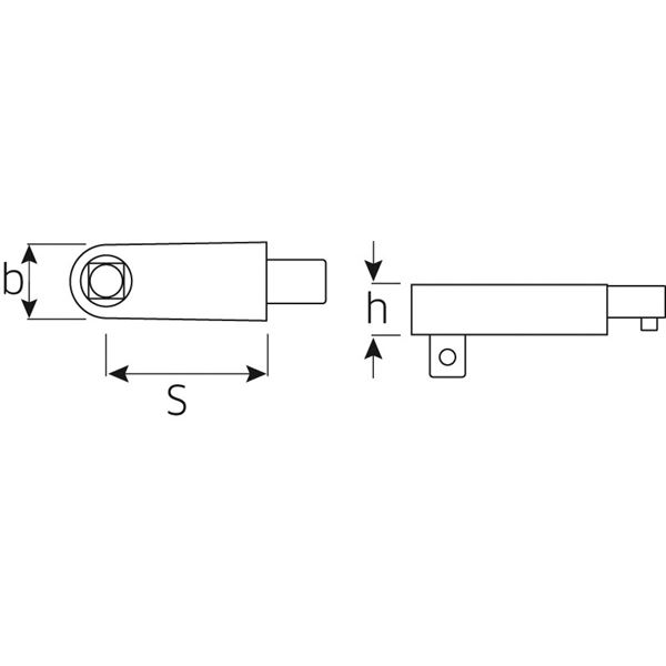 STAHLWILLE（スタビレー） 734L／5 トルクレンチ差替ヘッド（3／8SQ