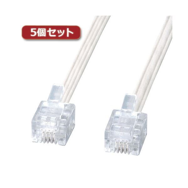 5個仕掛ける サンワサプライ エコロジー電話を掛ける有線テレビ 電話機-E4-20N2X5