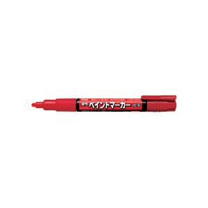 （まとめ）ぺんてる 油性絵の具目じるし 中字 赤MMP20-B 1仕掛ける（10本）【×5仕掛ける】