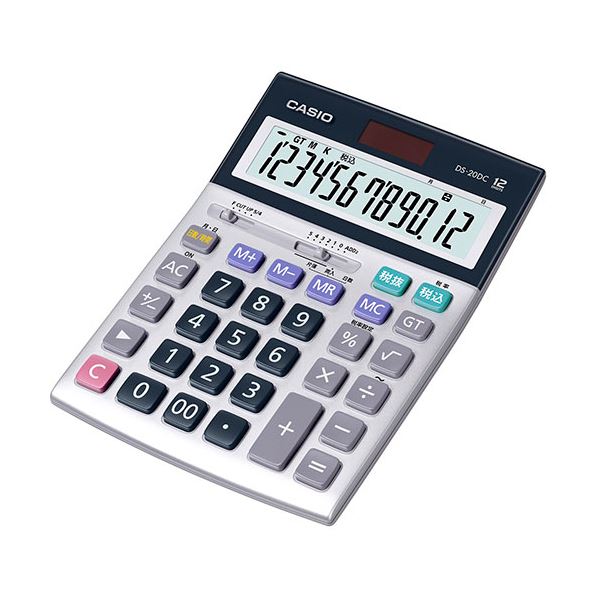 カシオ計算機 CASIO 実務電卓(日数＆時間計算タイプ) デスクタイプ12桁 DS-20DC-N｜インテリア生活雑貨の店ポライト 9,900円