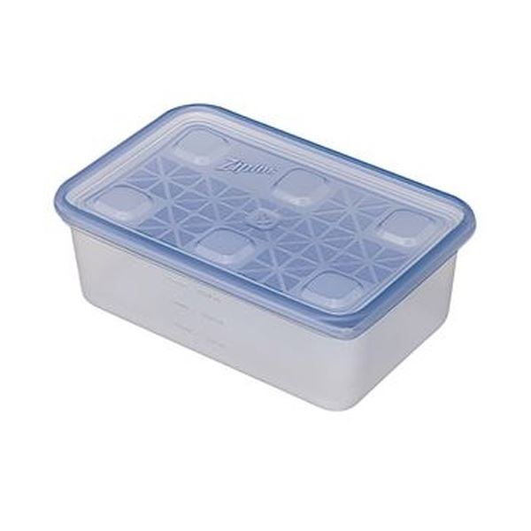 （まとめ）旭化成ホームプロダクツお役目用ジップロック 入れもの 矩形 1900ml 1容器に並べる（10個）【×3仕掛ける】