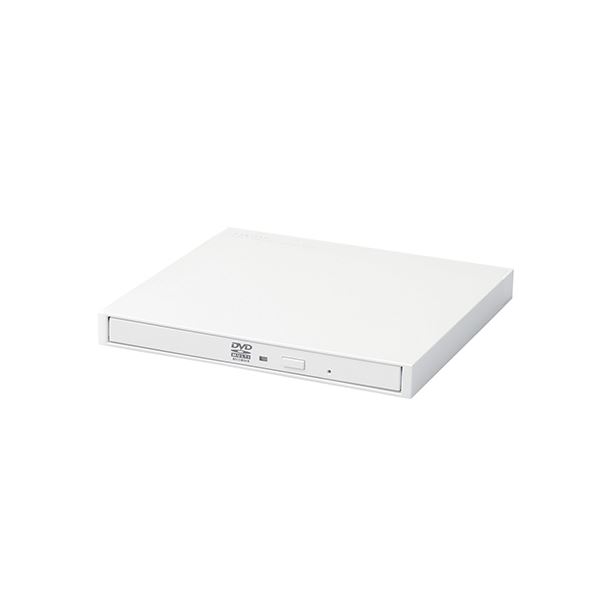 エレコム ポータブルDVDドライブ USB3.2(Gen1) M-DISC対応 書き込みソフト付 Type-Cケーブル付 ホワイト LDR-PML8U3CLWH