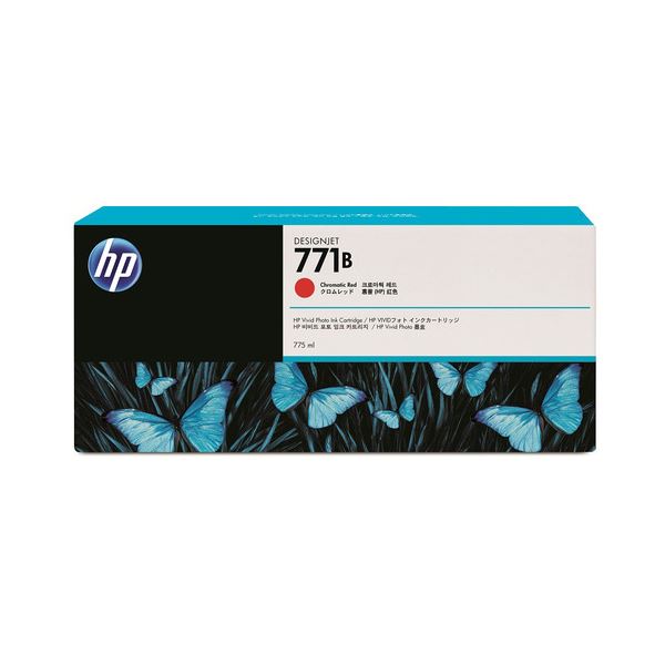 (まとめ) HP771B インクカートリッジ クロムレッド 775ml 顔料系 B6Y00A 1個 【×10セット】|インテリア生活雑貨の店ポライト