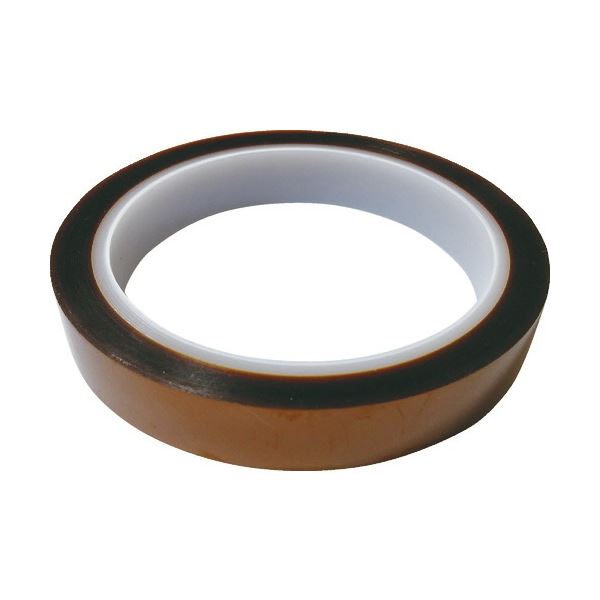 (まとめ) TRUSCO ポリイミド粘着テープ 15mm×33m 茶褐色 TPFT-15-33 1巻 【×3セット】