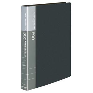 コクヨ 名刺保持者 (替紙式) 30穴504名 タテ入れ 暗然たる薄墨色 メイ-350DM 1書き割り(16冊)