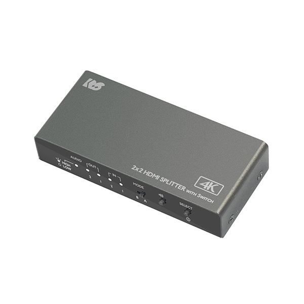 ラトックシステム 入力切替機能付HDMI分配器 ダウンスケール対応 RS-HDSP22-4K お手軽価格で贈りやすい