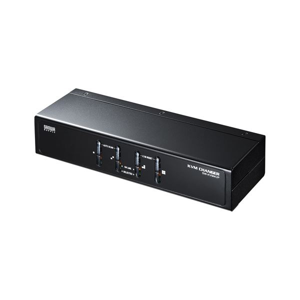 サンワサプライ なおなお書き/2・USB両相応うマイコン自動小銃うつり変わり器(4:1) SW-KVM4UP パソコン・周辺機器-PCアクセサリー-切替機・分配器