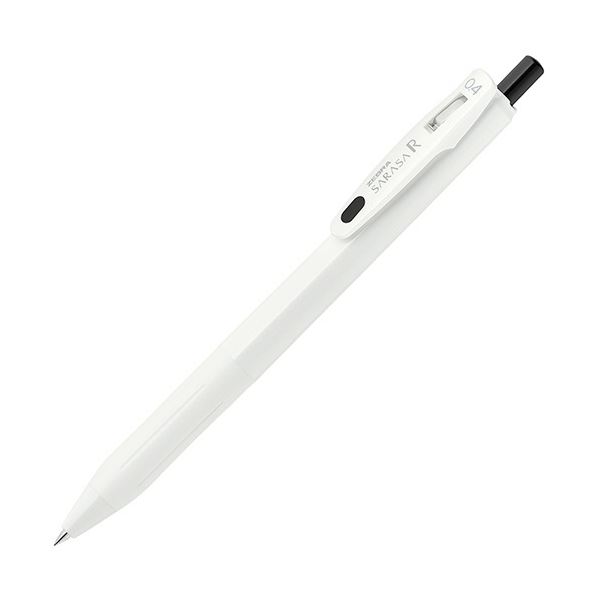 (まとめ) ゼブラ ゲルインクボールペン サラサR 0.4mm 黒 (軸色：白) JJS29-R1-BK2 1本 【×50セット】