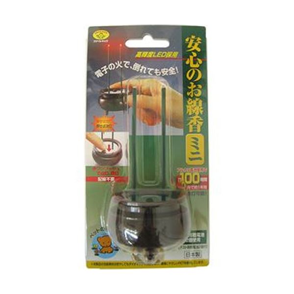 (まとめ)旭電機化成 安心のお線香ミニ ブラウンASE-5201DB 1個