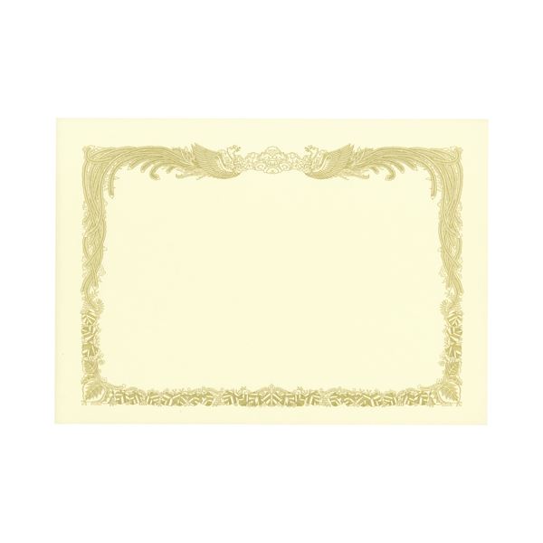 (まとめ) TANOSEE 賞状用紙 クリーム B4 タテ書用 1冊（10枚） 【&times;10セット】｜インテリア生活雑貨の店ポライト