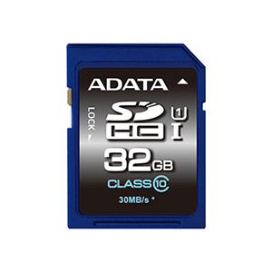 (まとめ)A-DATA(エーデータ) SDHCカードUHS-I対応 超高速タイプ 32GB class10 ASDH32GUICL10-R 1枚
