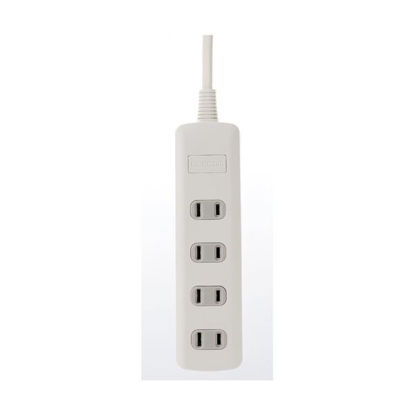 （まとめ） エレコム 雷ガードタップ4個口T-K1A-2450WH 5m【×5セット】 12,860円