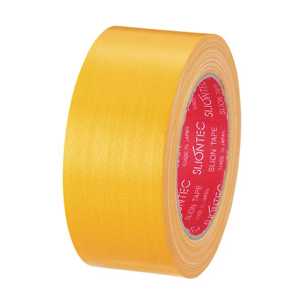 (まとめ) スリオンテック カラー布テープ 50mm×25m 黄 343702KL 1巻 【×30セット】