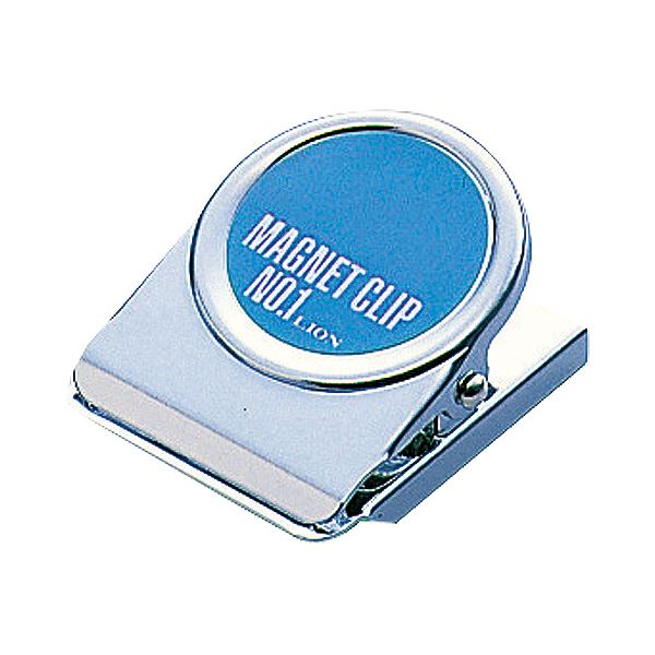 (まとめ) ライオン事務器マグネットクリップ（裏面マグネット付） W40×D50×H25mm CS-1 1個 【×50セット】