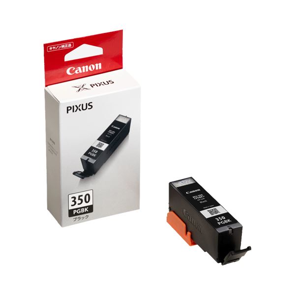 (まとめ) キヤノン Canon インキ貯蔵タンク BCI-350PGBK 黒いこと 判定基準 6495B001 1個  【×10仕掛ける】 パソコン・周辺機器-プリンター・FAX用インク
