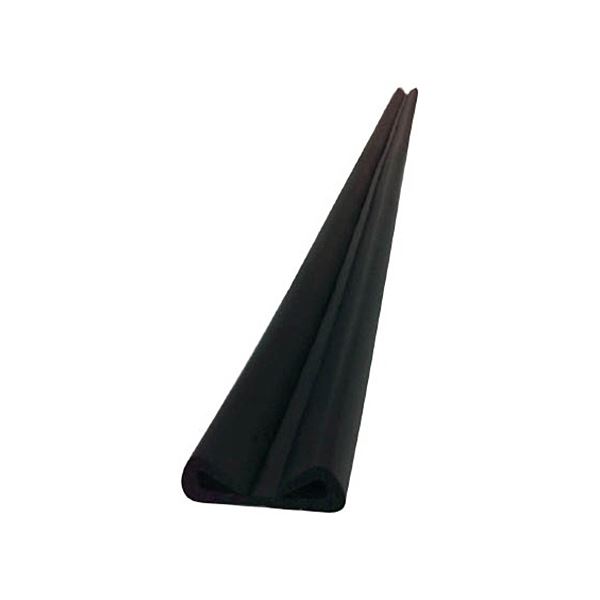 (まとめ) TRUSCO やわらかバンパークッション 35×1000mm ブラック TYB-1000BK 1本 【×5セット】